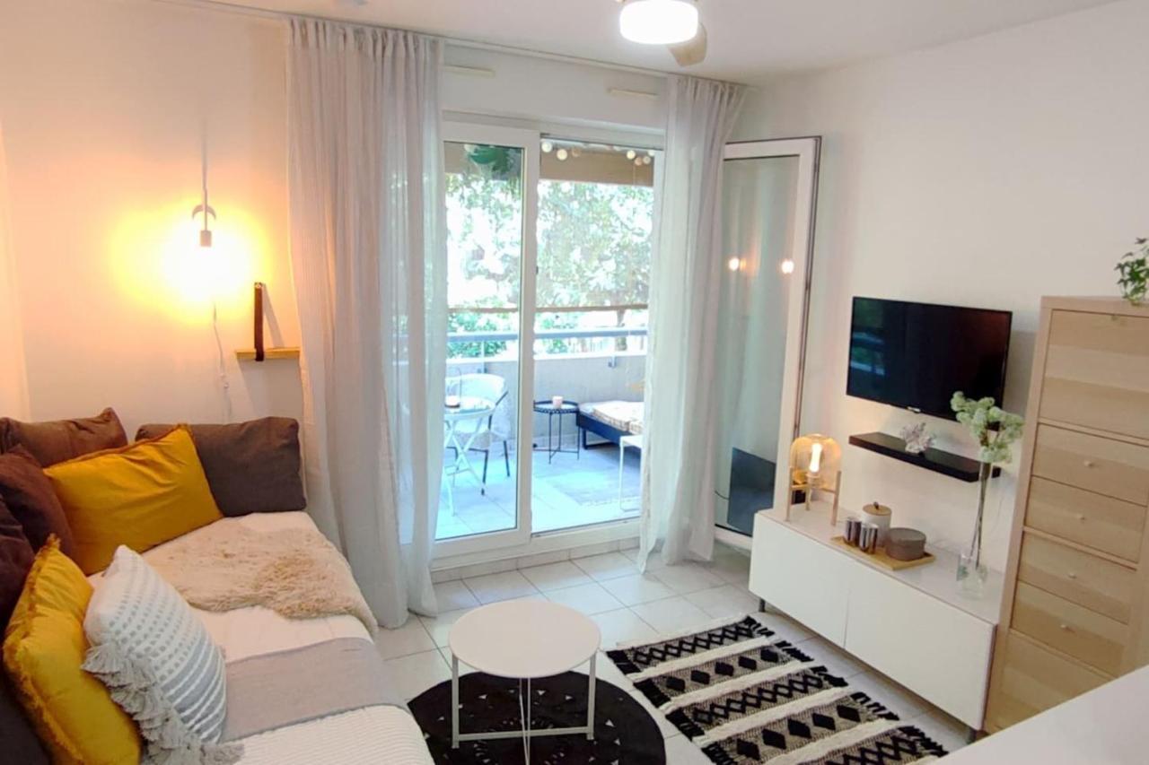 Ravas Studio Climatise Terrasse Proche Commerces Montpellier Exterior foto